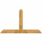 Ekena Millwork Portland Rough Sawn Timber Gable Bracket, Western Red Cedar, 72"W x 42"H x 4"D x 6"F, 14/12 Pitch GBW072X42X0406POR00RWR - alternate 1